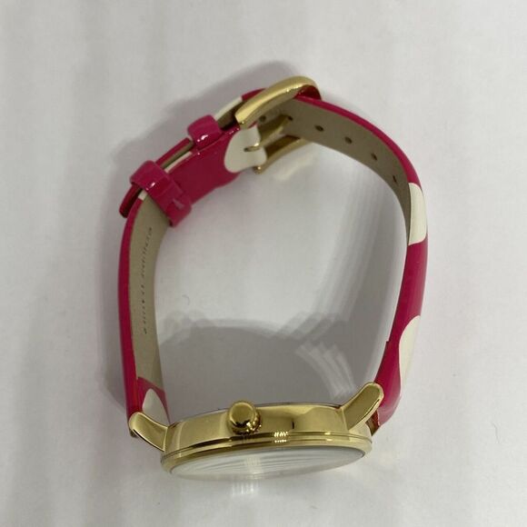 Kate Spade New York 0224 Women Pink Leather Analog Dial Quartz Wrist Watch MP591 - Picture 8 of 12